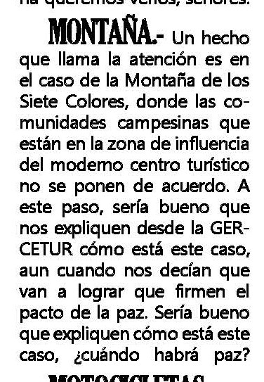 MONTAÑA