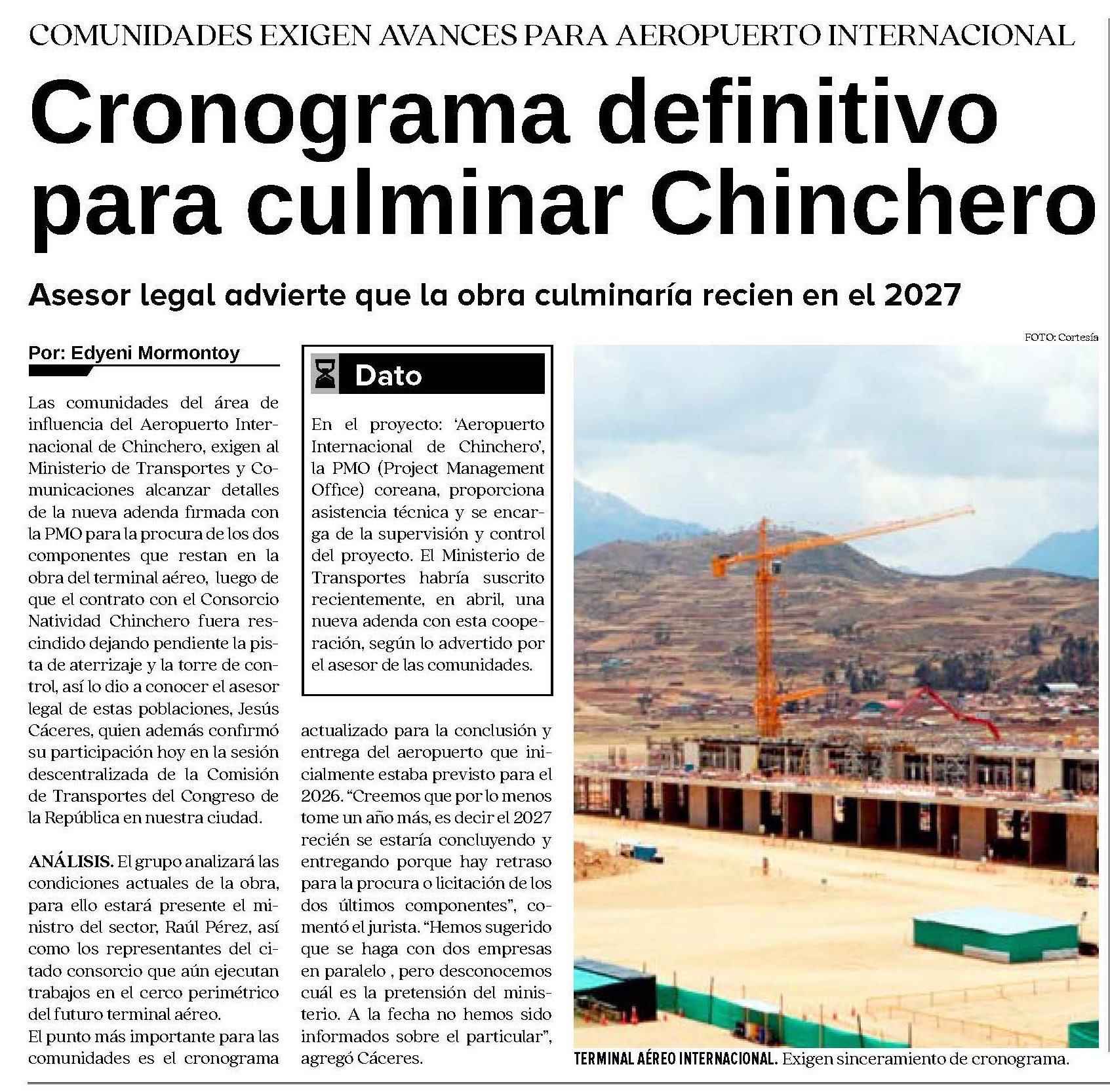 AEROPUERTO CHINCHERO