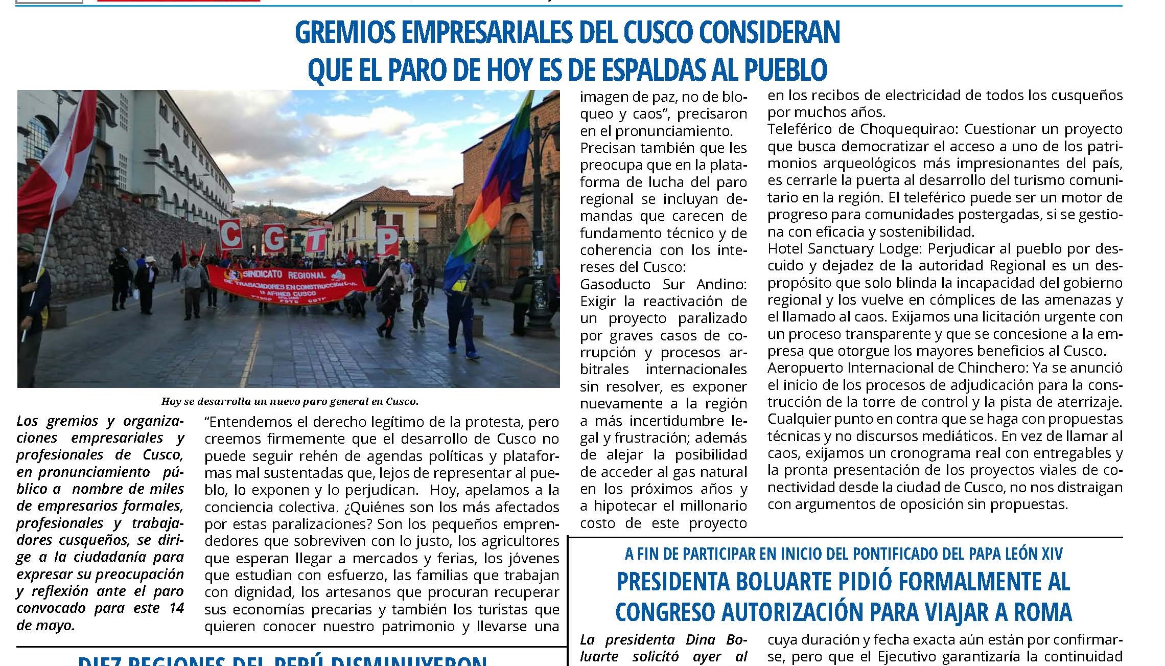 COORDINARON ACCIONES PARA EVITAR AFECTACIONES AL TURISMO DURANTE PARO ANUNCIADO