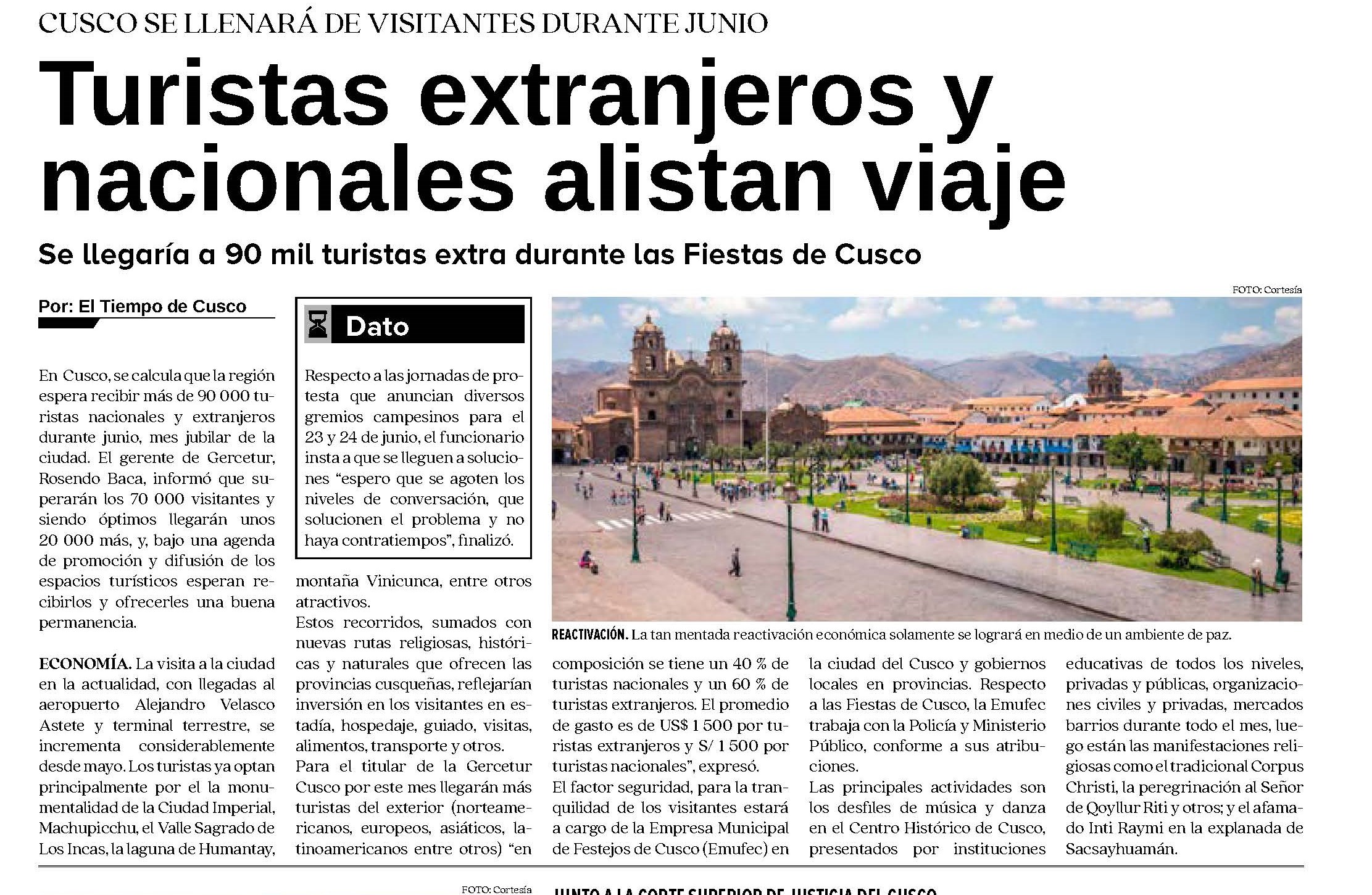 INICIAN INVESTIGACIONES POR POSIBLES ESTAFAS EN VENTA DE ENTRADAS PARA EL INTI RAYMI
