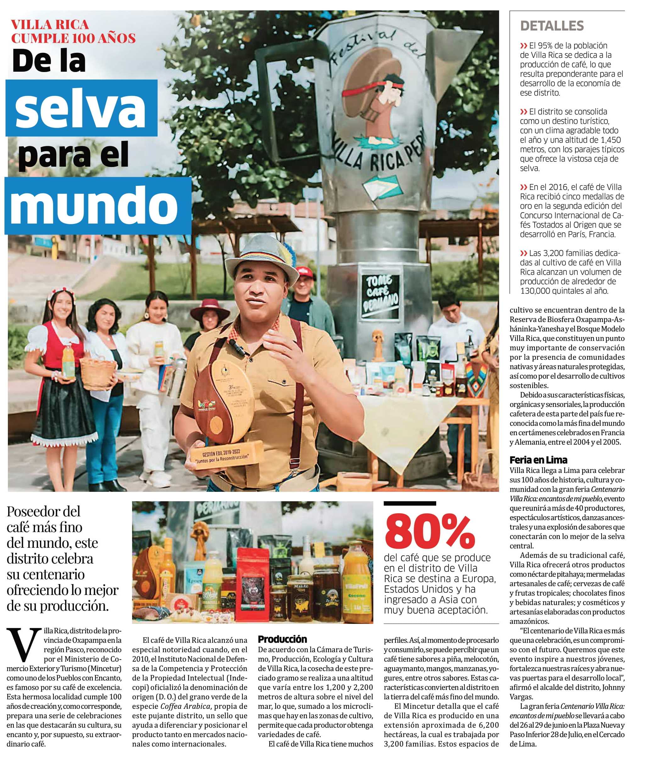 DE LA SELVA PARA EL MUNDO