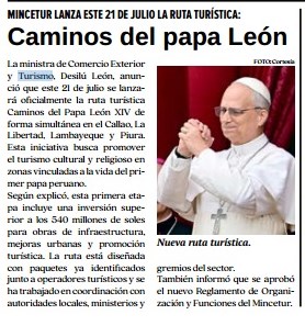 CAMINOS DEL PAPA LEÓN
