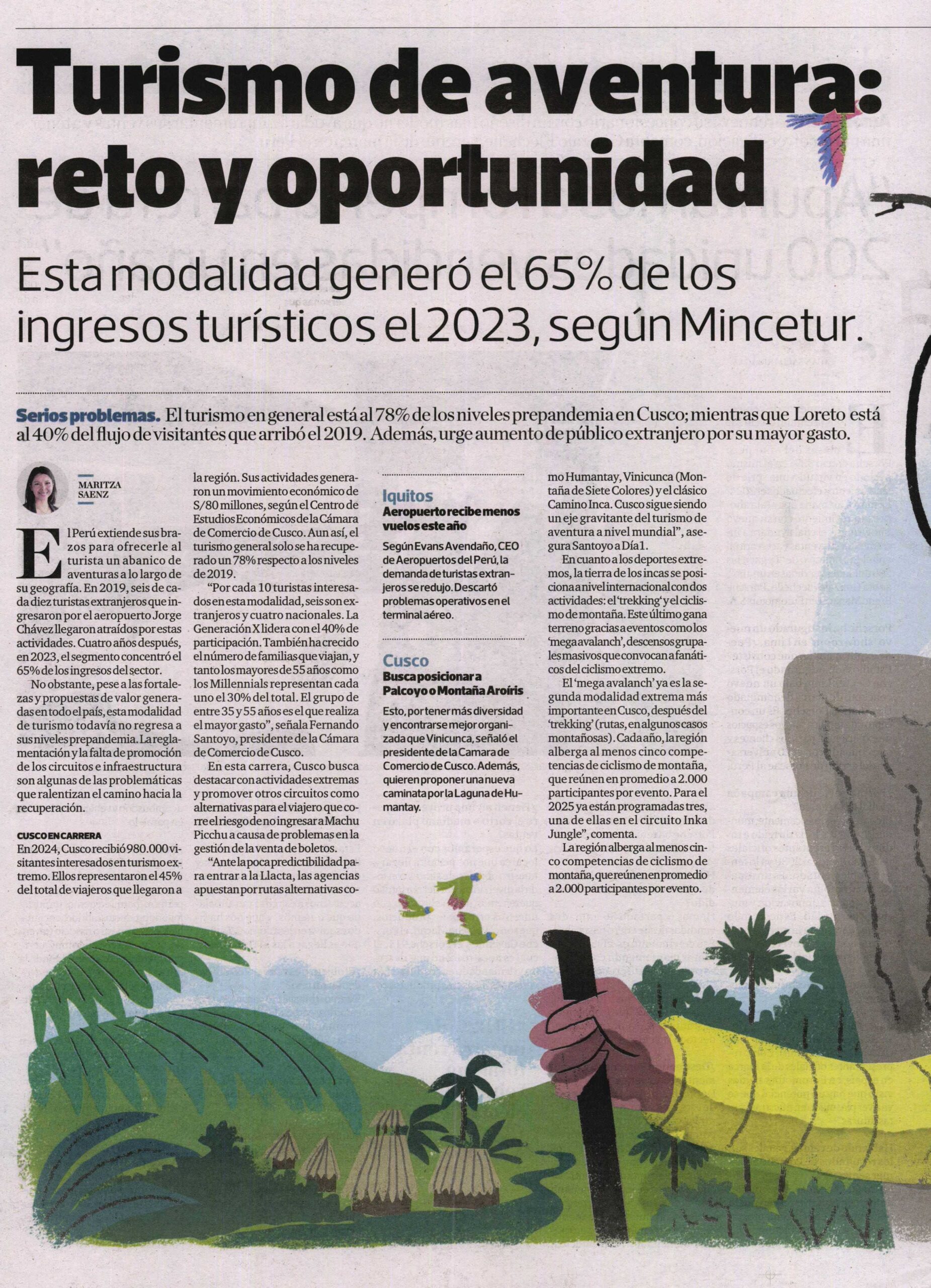 TURISMO DE AVENTURA: RETO Y OPORTUNIDAD