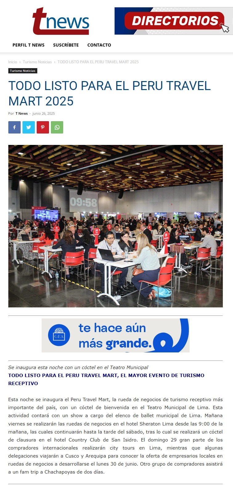 GOBIERNO FORTALECE OFERTA TURÍSTICA QUE BENEFICIA A LAS COMUNIDADES Y REGIONES