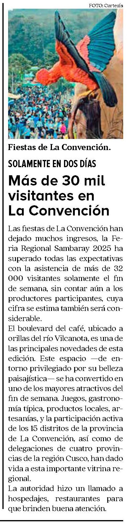 MÁS DE 30 MIL VISITANTES EN LA CONVENCIÓN