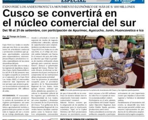CUSCO SE CONVERTIRÁ EN EL NÚCLEO COMERCIAL DEL SUR