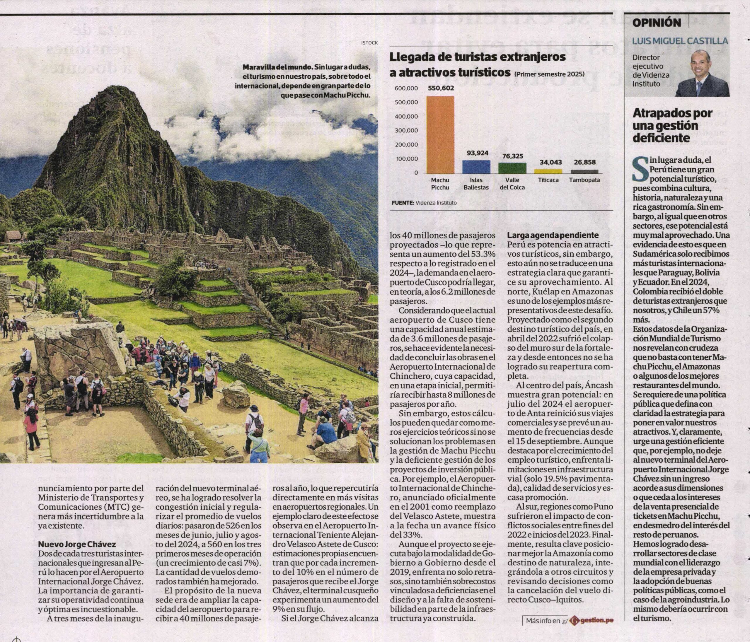 COLCA Y TAMBOPATA LOGRAN RECUPERAR LLEGADA DE TURISTAS EXTRANJEROS PREVIOS A PANDEMIA