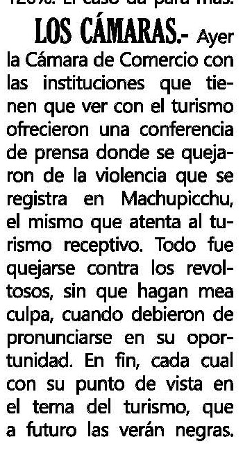 MINISTERIO DE CULTURA PIERDE S/ 25 MILLONES AL AÑO AL NO VENDERSE BOLETOS PRESENCIALES PARA MACHUPICCHU