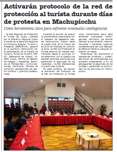 EVALÚAN PRESENTAR DENUNCIA POR AFECTAR EL TURISMO