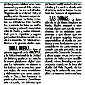 LANZARON PLATAFORMA DIGITAL “CUSCO DESTINO SEGURO”