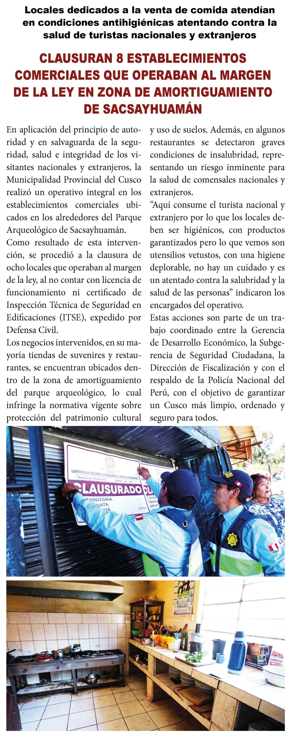 CLAUSURAN DOS AGENCIAS DE VIAJE