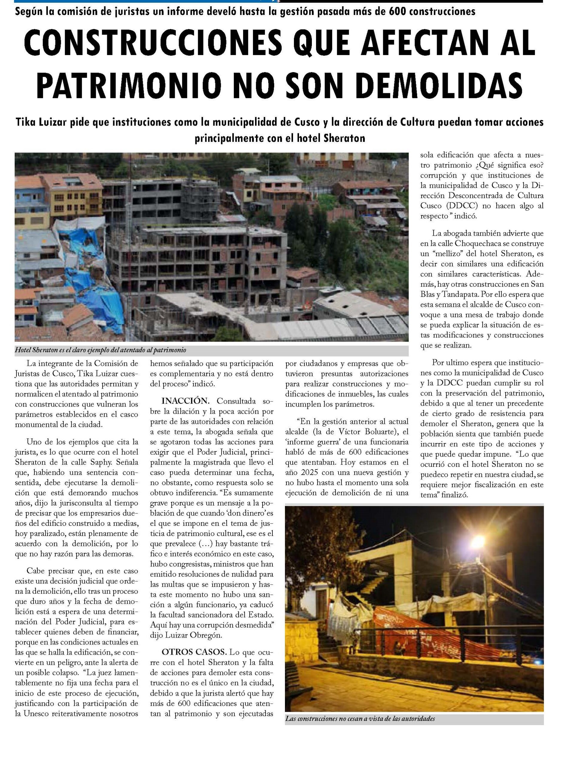 NADA SOBRE DEMOLICIÓN