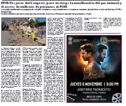 PROYECTO DEL CONGRESO PON EN RIESGO LA MASIFICACIÓN DEL GAS NATURAL