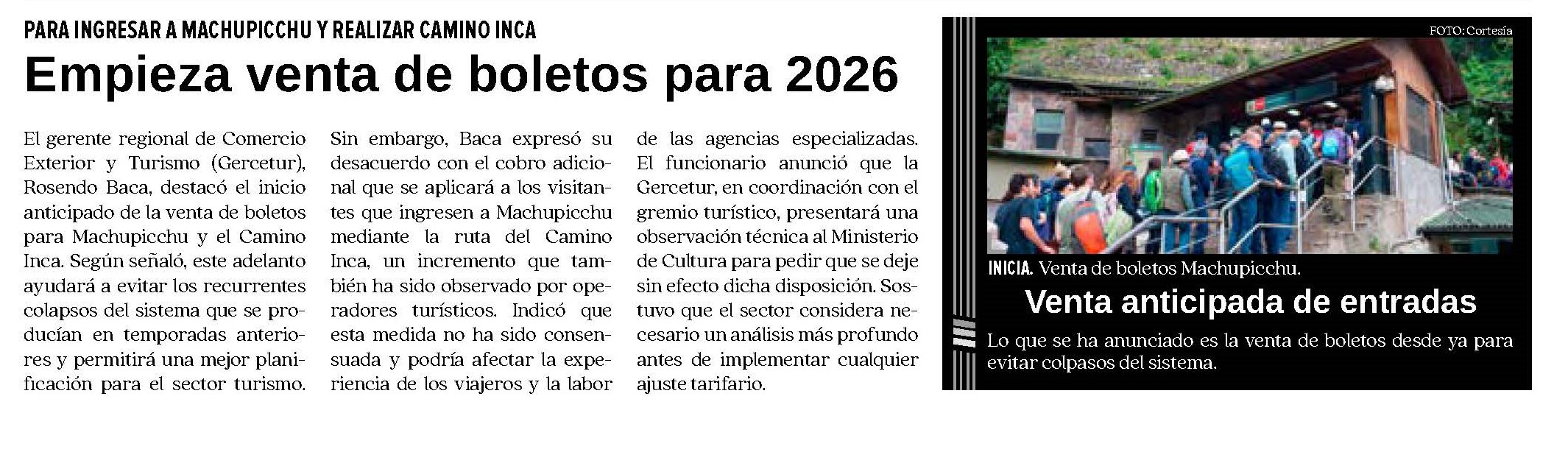 EMPEZÓ VENTA DE BOLETOS A MAPI 2026