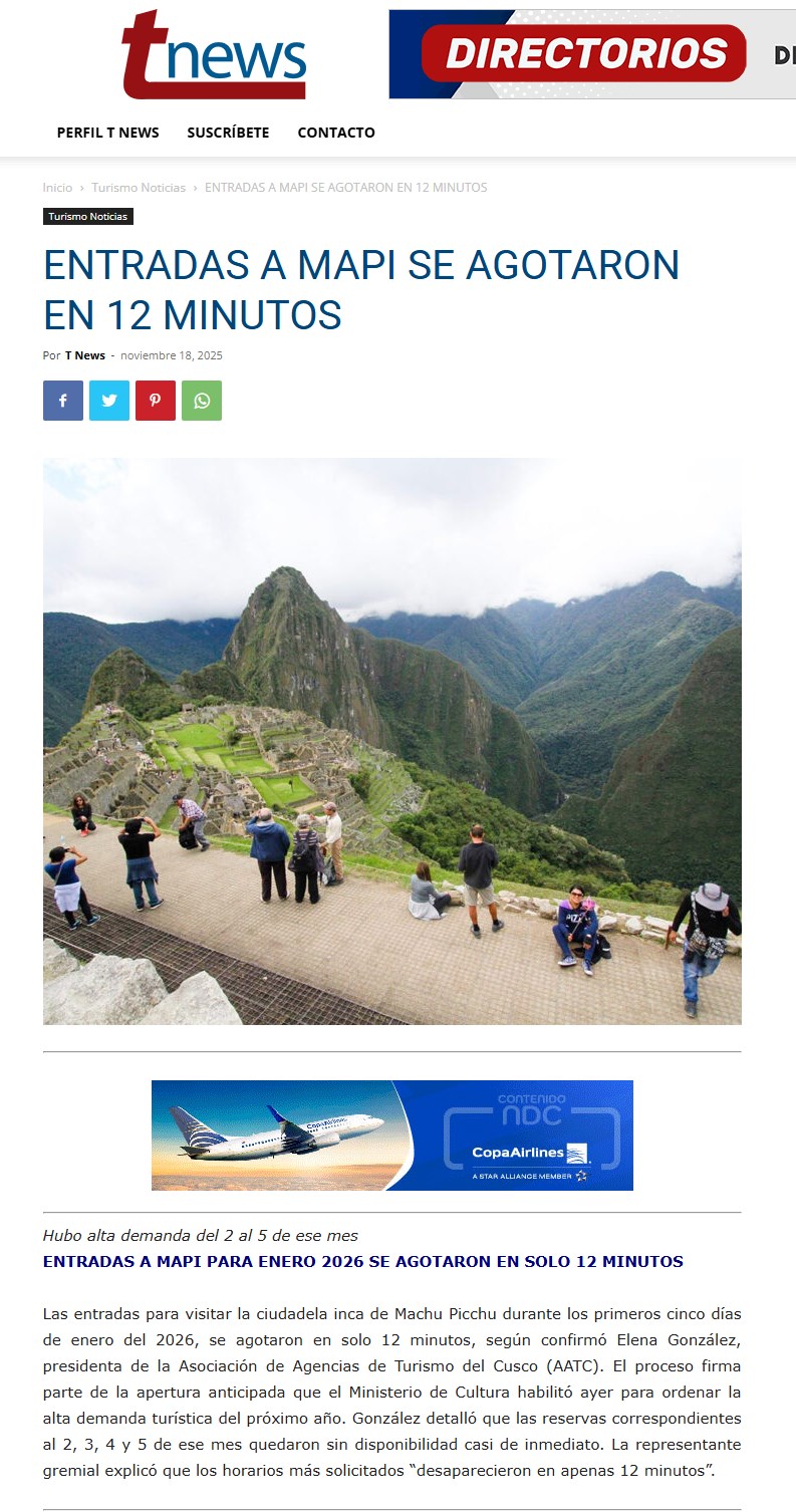 ENTRADAS A MAPI SE AGOTARON EN 12 MINUTOS