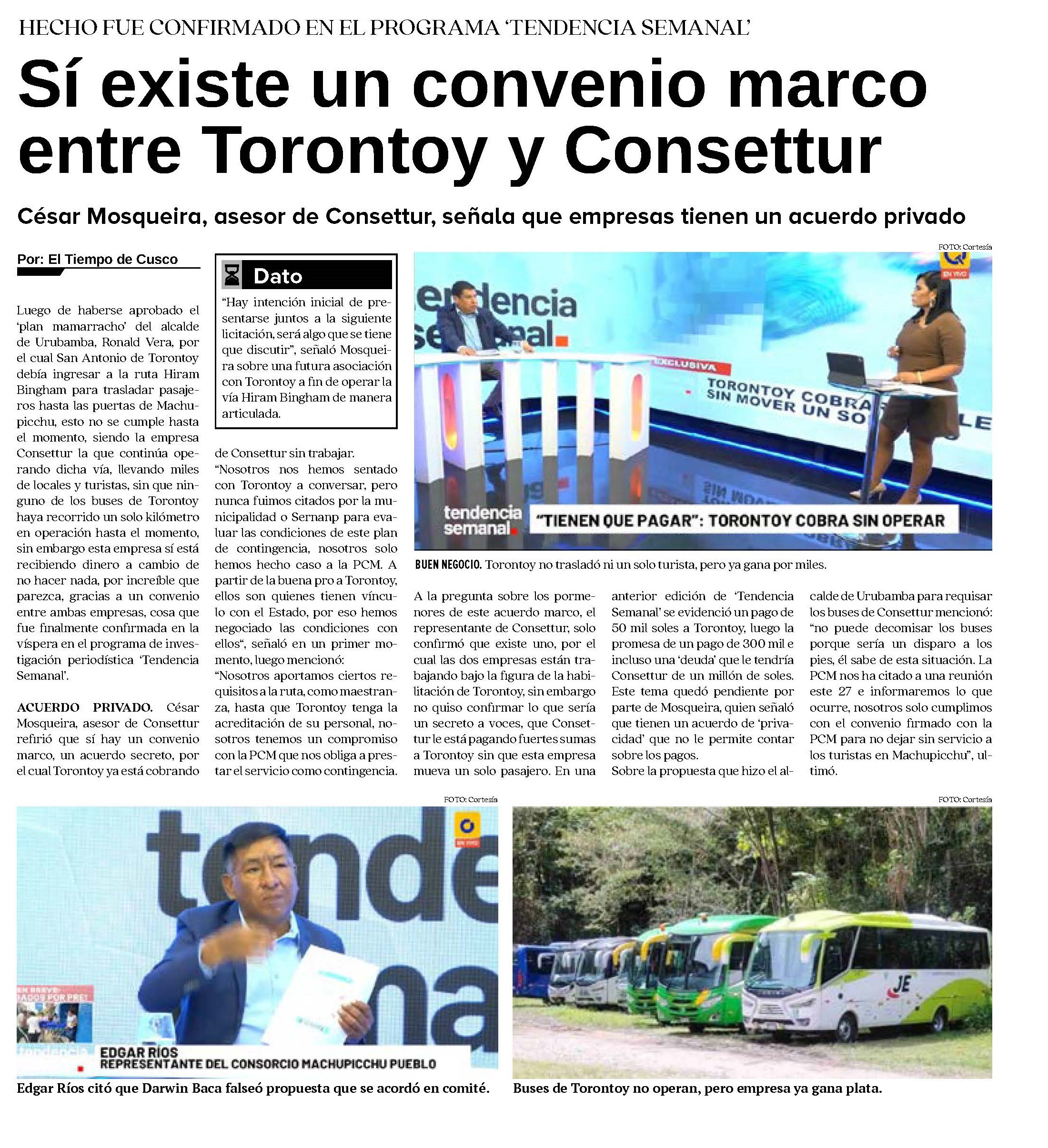 CONSETTUR SE AFERRA A LA RUTA