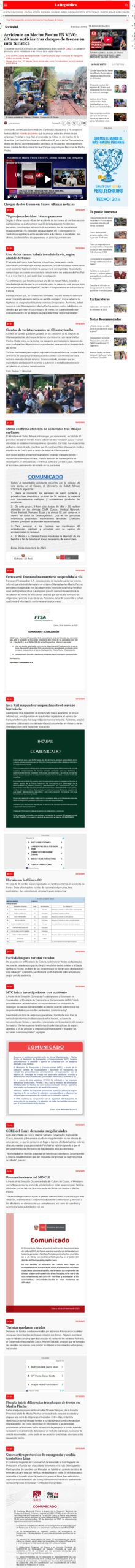 COMUNICADO INCA RAIL